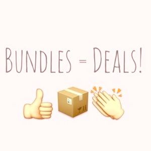 Bundle multiple items and save 😘